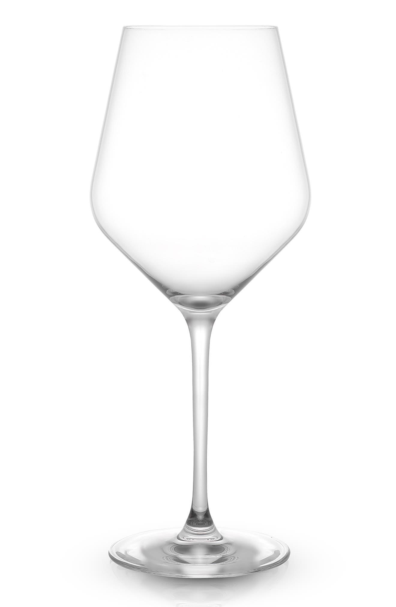 JoyJolt Layla Crystal Red Wine Glasses - Set of 8