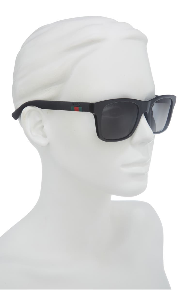 Gucci Square Sunglasses, Alternate, color, 