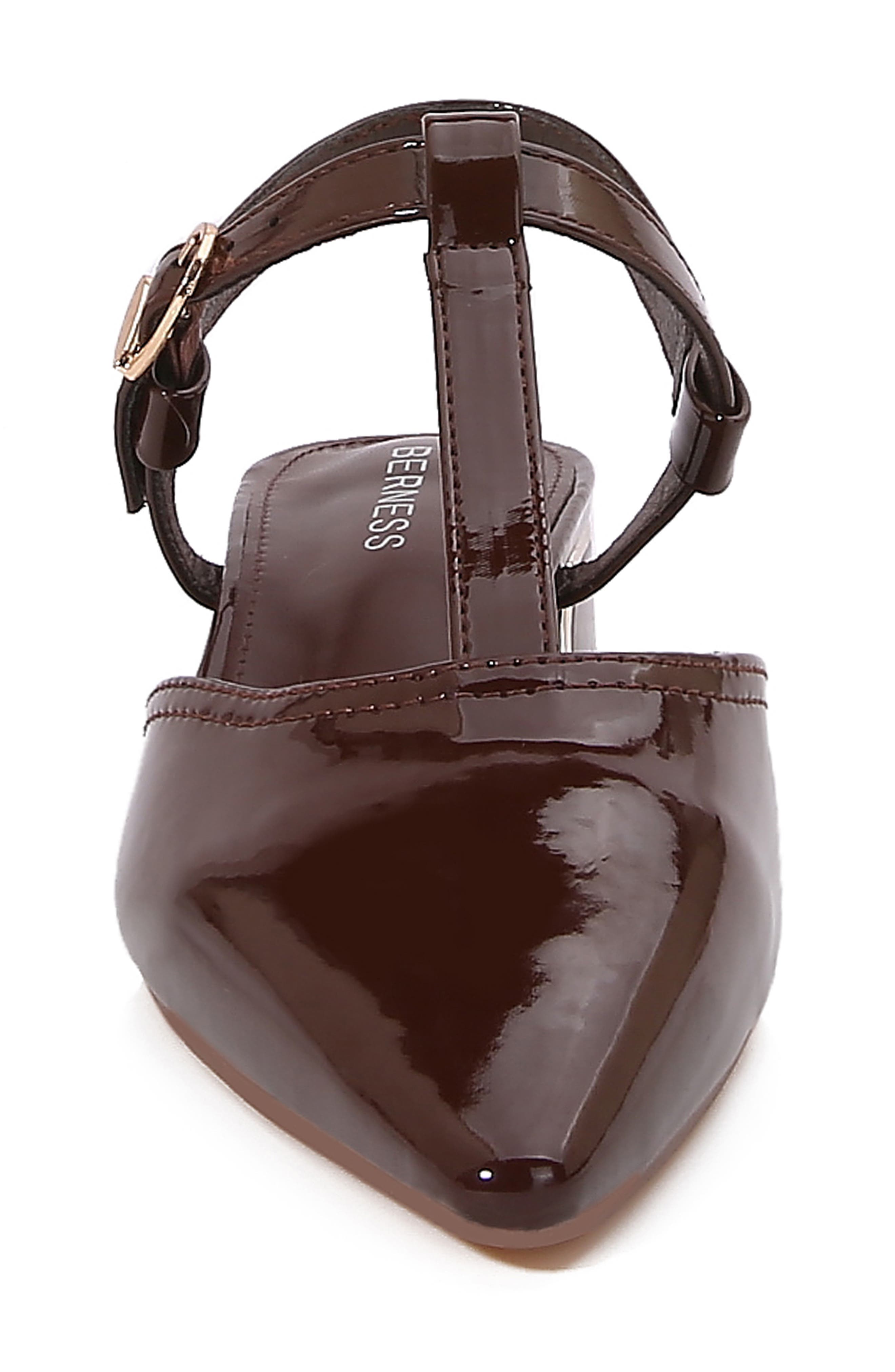 Cristian T-Strap Pump, Alternate, color, BROWN