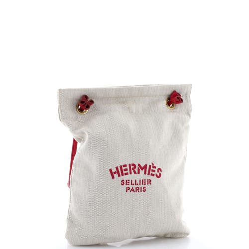 Pre-owned Hermes  Hermes Aline Bag Toile Pm In Sand