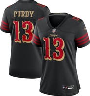 Nike Women's Nike Brock Purdy Black San Francisco 49ers 2025 Rivalries Collection Game Jersey