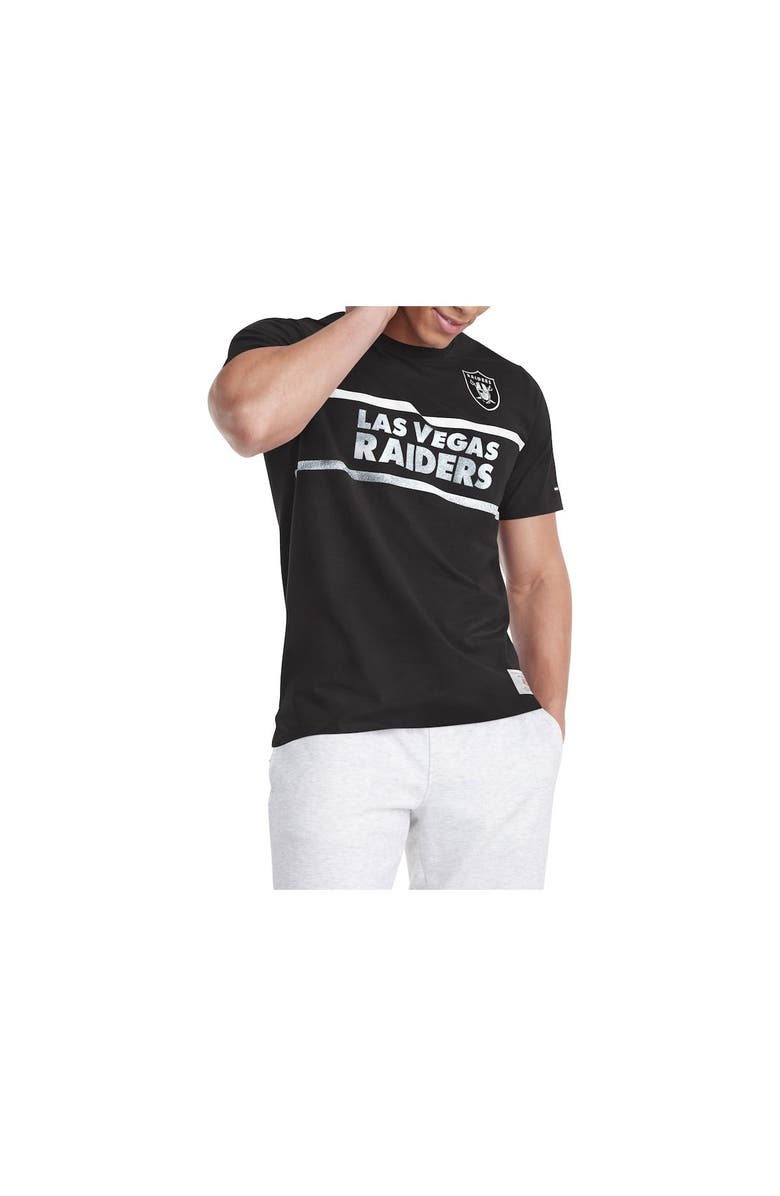 Tommy Hilfiger Men's Tommy Hilfiger Black Las Vegas Raiders The Travis T-Shirt, Main, color, 