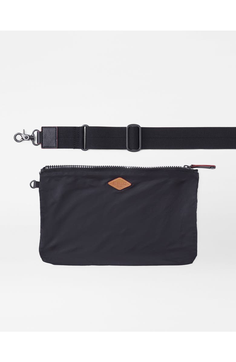 MZ Wallace Nik Quilted Nylon Duffle Bag, Alternate, color, Black