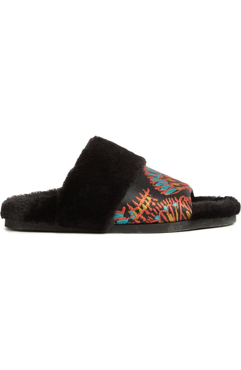 La DoubleJ Winter Slide Jacquard Sicomore Black, Main, color, Jacquard Sicomore Black
