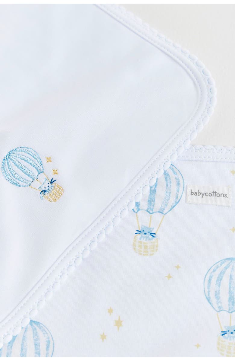 Babycottons Premium Peruvian Pima Cotton Robin Burps 2-Pack For Infant, Alternate, color,