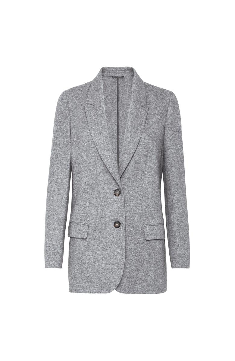 Brunello Cucinelli Deconstructed blazer, Main, color, Grey