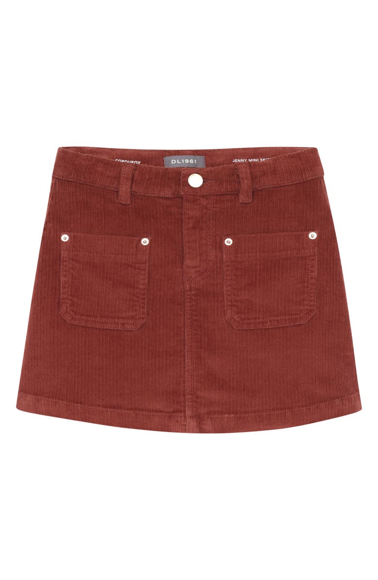 DL1961 Kids' Jenny Stretch Cotton Corduroy Skirt, Main, color,