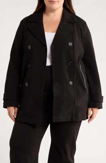 Alma Calvary Stretch Cotton Twill Peacoat