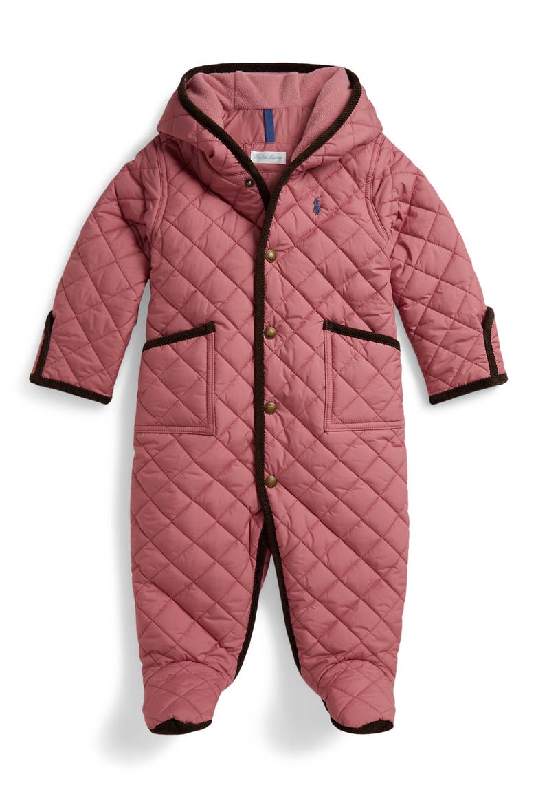 Kids' Quilted Barn Bunting, Main, color, CANVAS PINK