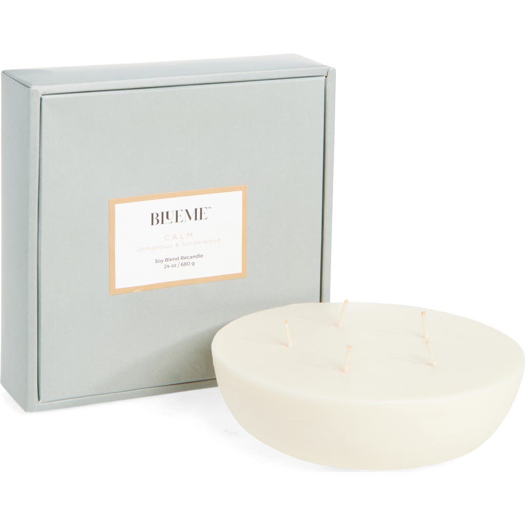 Blueme Calm Large Wax Refill In White