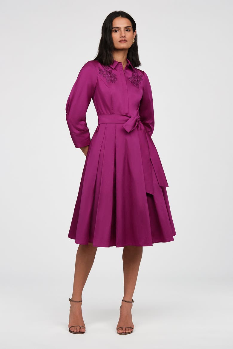 Rosemary Taffeta Shirt Dress, Alternate, color, Kyoto Dust