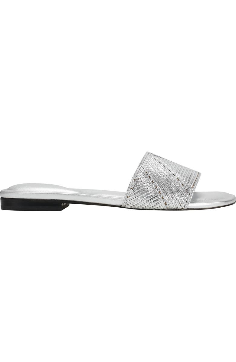 Marc Fisher LTD Murphy Slide Sandal, Alternate, color, Silver