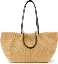 AllSaints Allington Paper Straw Tote