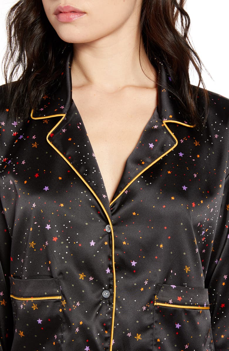 BP. x Claudia Sulewski Satin Short Pajamas, Alternate, color,