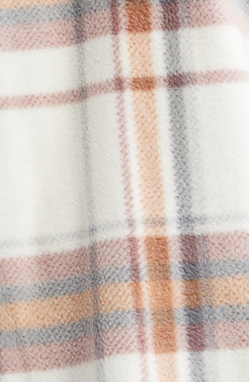 Thread & Supply Hooded Fleece Shacket In Neutral