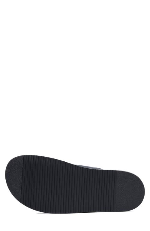 Anthony Veer Men's Marrakesh Leather Slides In Navy