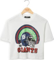 Junk Food New York Giants Graphic Cropped T-Shirt