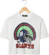 Junk Food New York Giants Graphic Cropped T-Shirt