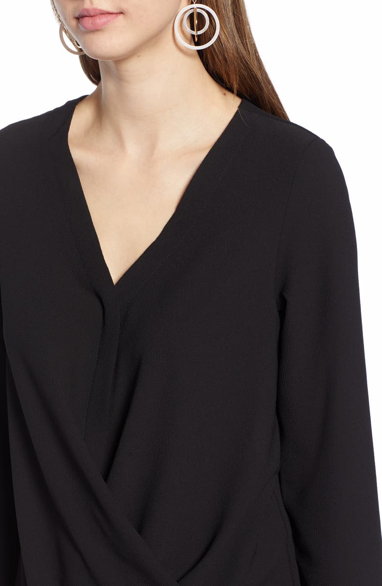 Halogen<sup>®</sup> Faux Wrap Top, Alternate, color, 