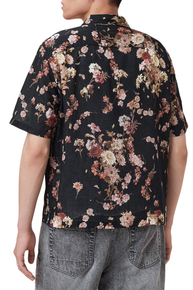 Armada Camp Shirt, Alternate, color, JET BLACK