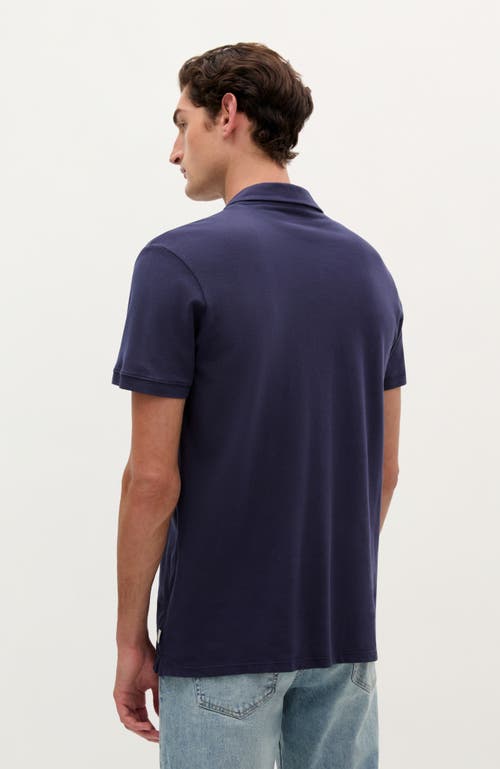 Scalpers Thin Polo In Blue
