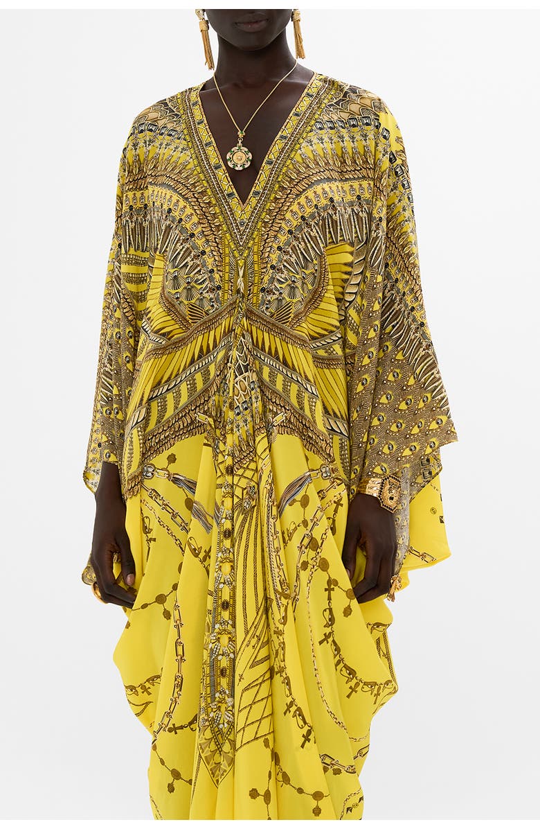 Camilla T SHAPE LONG KAFTAN SHRINE OF SUNSHINE, Alternate, color,