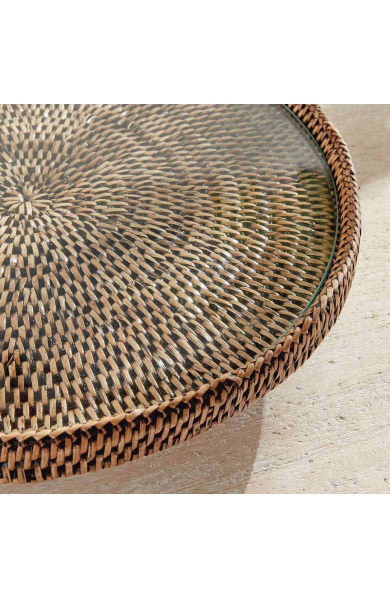 Napa Home & Garden Burma Rattan Serving Stand, Alternate, color, Brown
