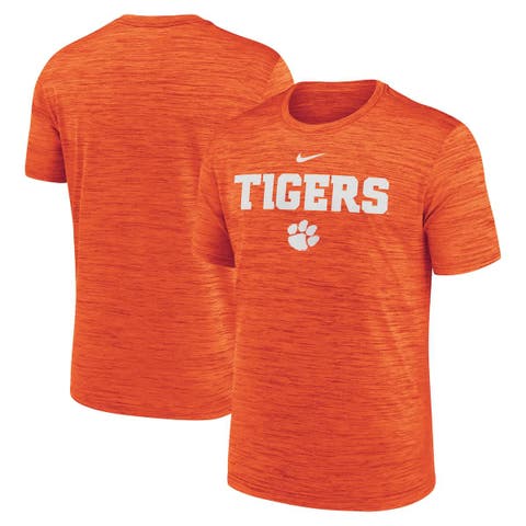 Men's Nike Orange Clemson Tigers 2025 Sideline Velocity Performance T-Shirt