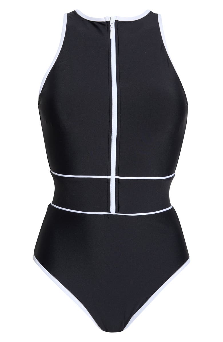 Becca Sport Mode One-Piece Swimsuit, Alternate, color, 