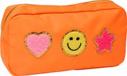 Malibu Sugar Medium Nylon Pouch with Assorted Patches