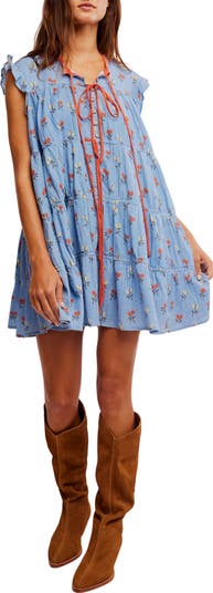 Sundown Print Tunic Dress
