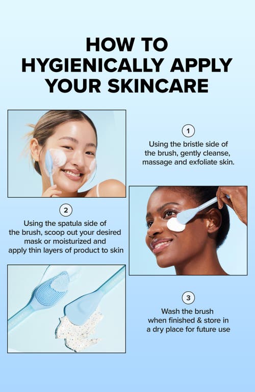 I Dew Care 2-in-1 Silicone Mask Brush In Blue