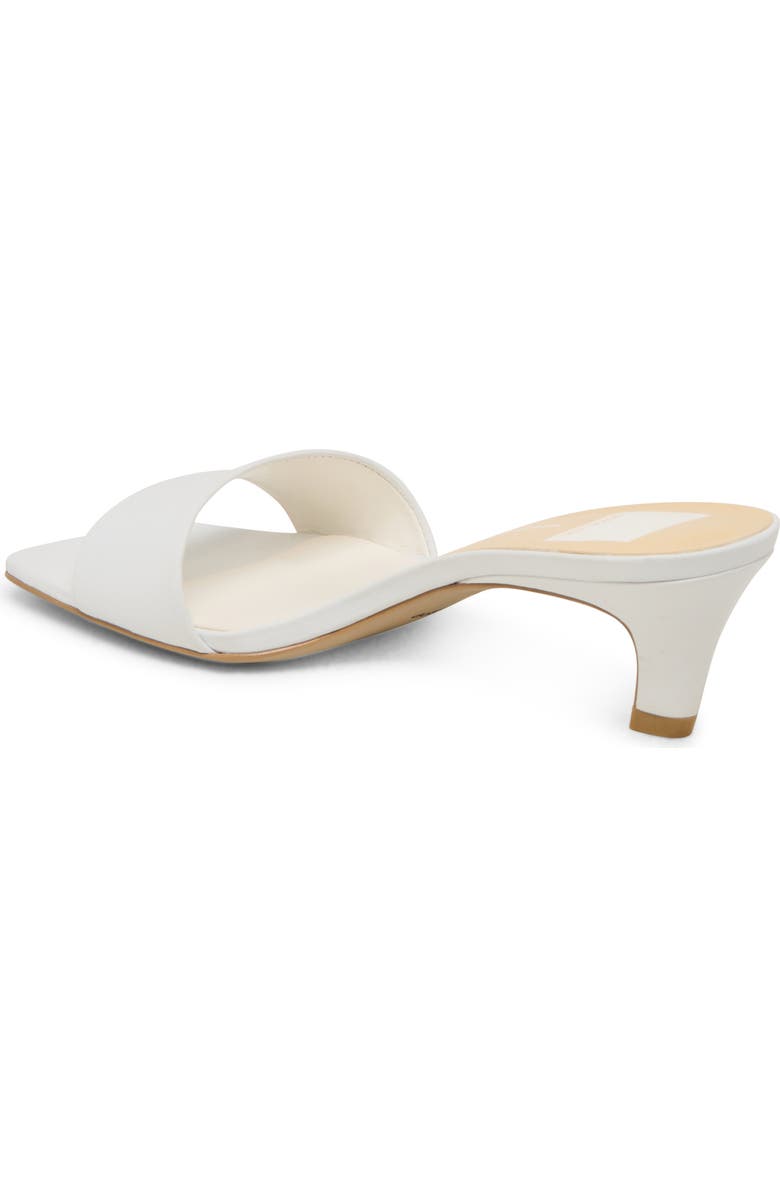 Dolce Vita Rexa Kitten Heel Slide Sandal, Alternate, color, True White Leather