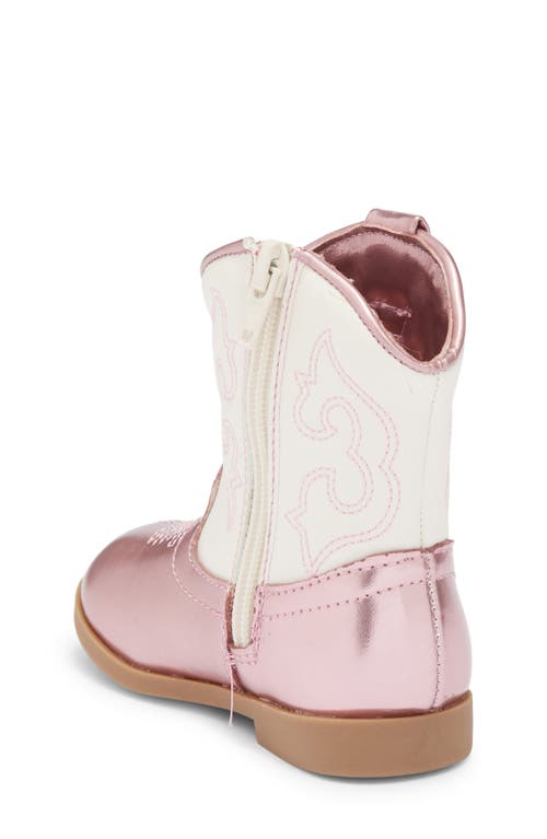 Harper Canyon Kids' Gabriela Western Bootie In Pink