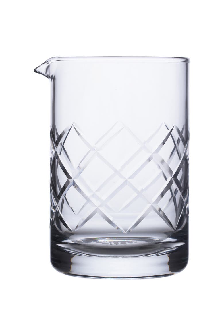 Cocktail Mixing Glass, Diamond Style, Main, color, Glass