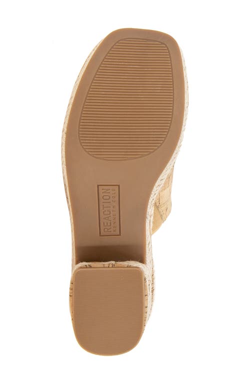 Reaction Kenneth Cole Elissa Platform Sandal In Natural Cork