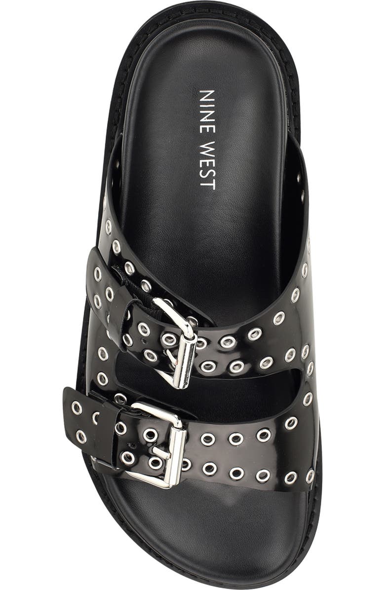 Nine West Eleny Platform Slide Sandal, Alternate, color,