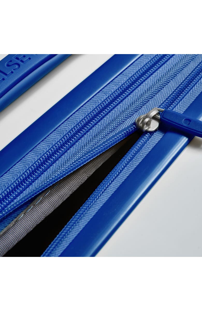 Delsey Paris Christine 3-Piece Hardside Expandable Suitcase Set, Alternate, color, White/Blue