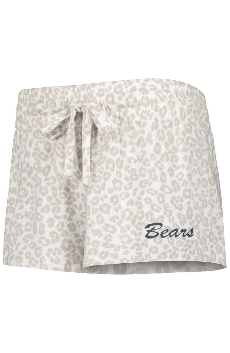 CONCEPTS SPORT Women's Concepts Sport White/Cream Chicago Bears Montana Knit T-Shirt & Shorts Sleep Set, Alternate, color, 