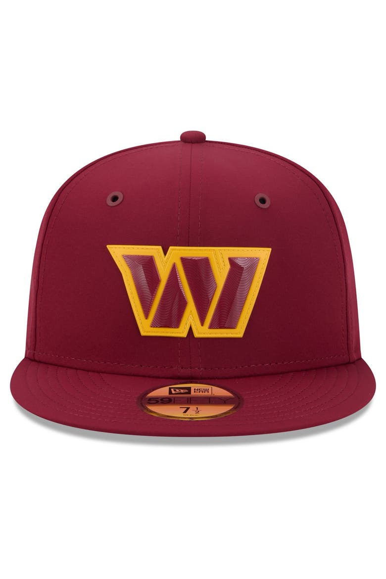 Men's New Era Burgundy Washington Commanders 2026 Sideline 59FIFTY Fitted Hat, Alternate, color, Burgundy