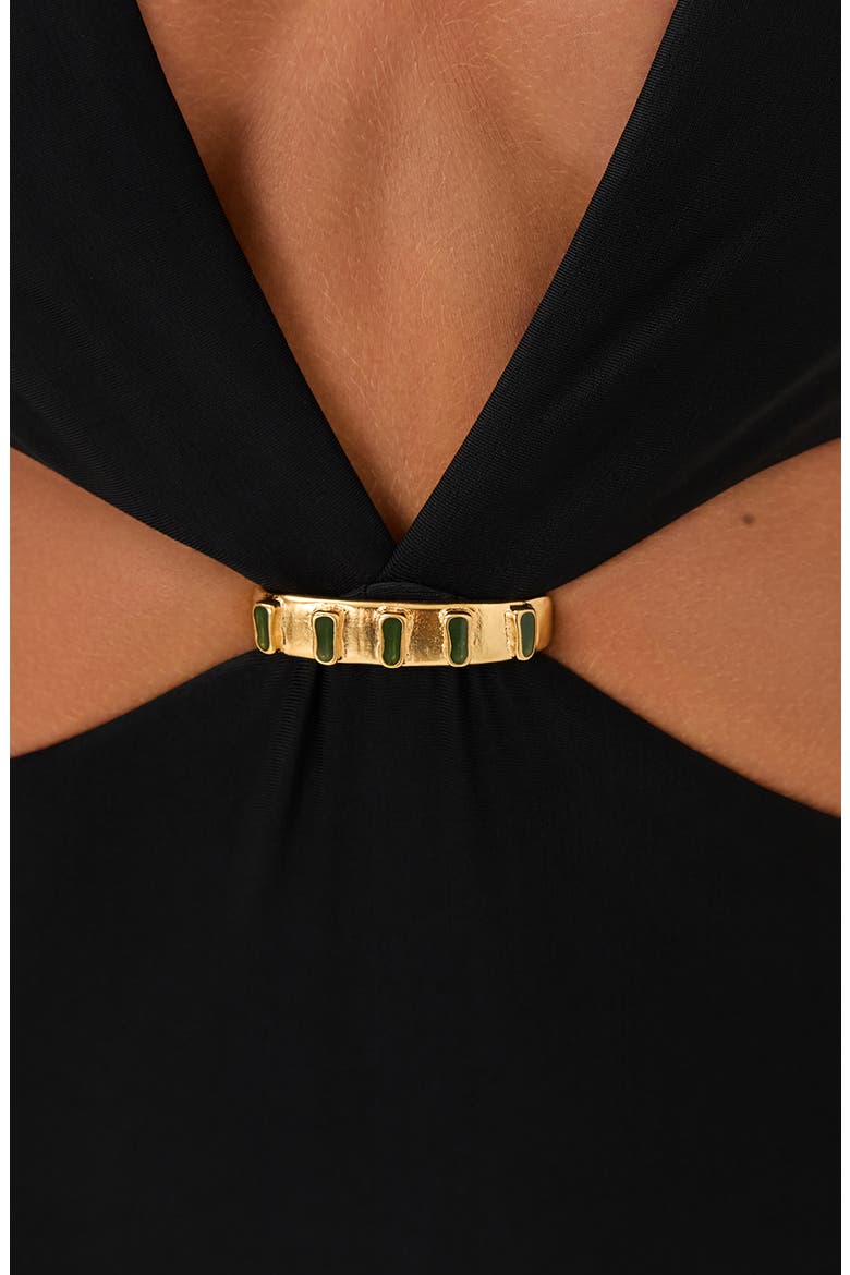 Bessie Cutout One-Piece Swimsuit, Alternate, color, BLACK