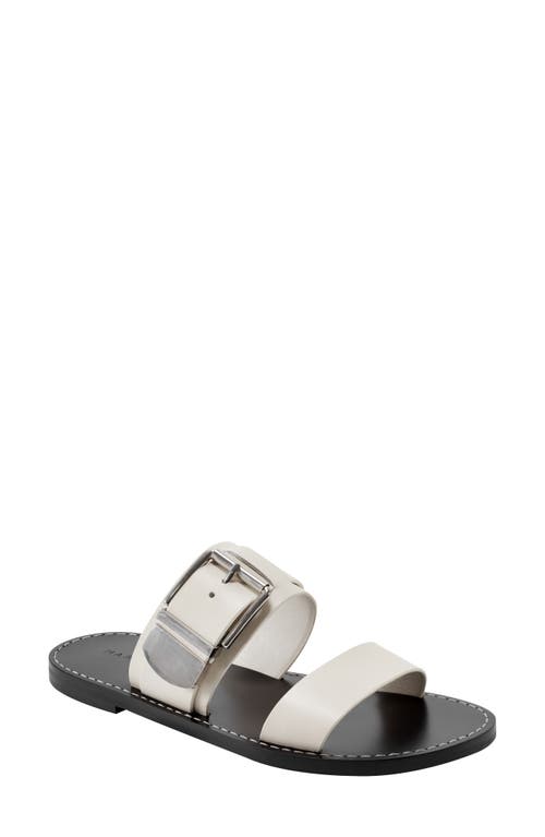 Marc Fisher Hallyn Slide Sandal In Ivory