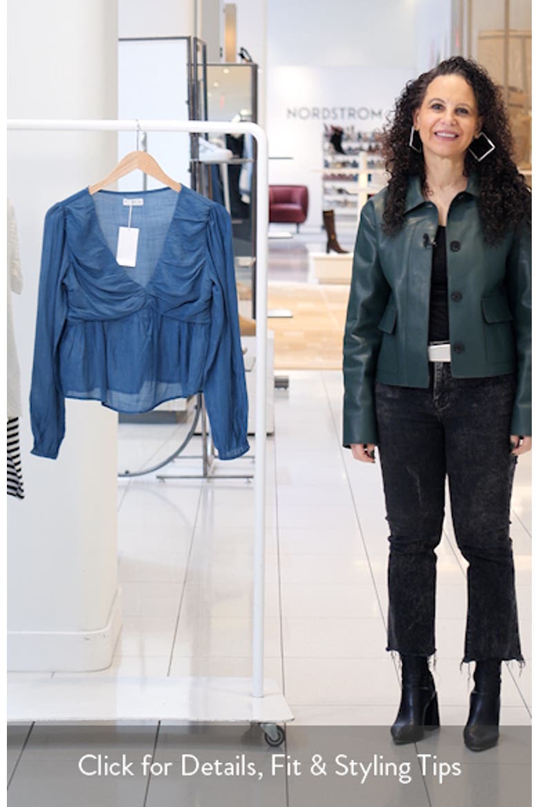 Ruched Flowy Top video