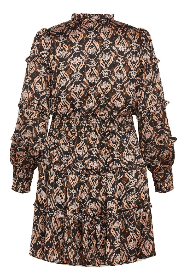 Mira Ruffle Long Sleeve Dress, Alternate, color, PRINT