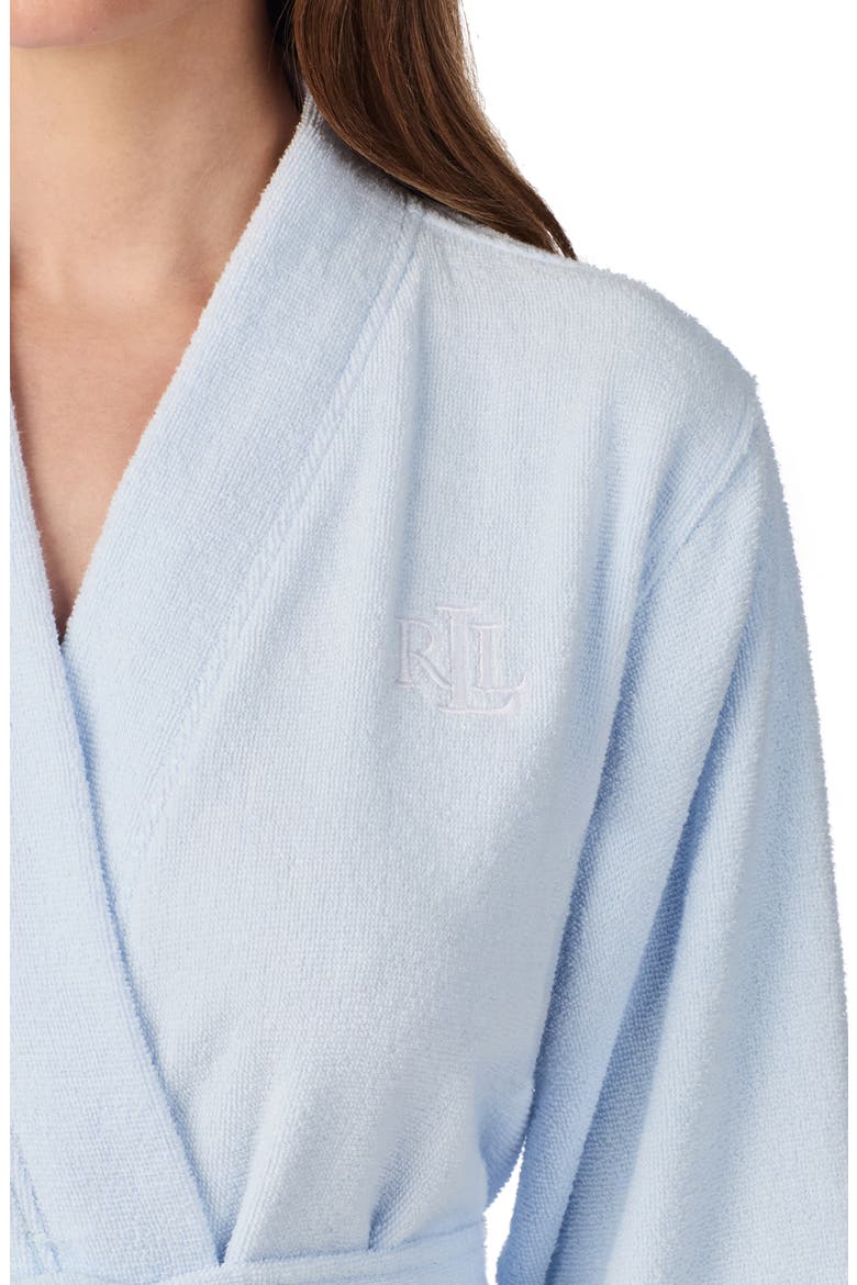 Cotton Terry Robe, Alternate, color, ESTATE BLUE