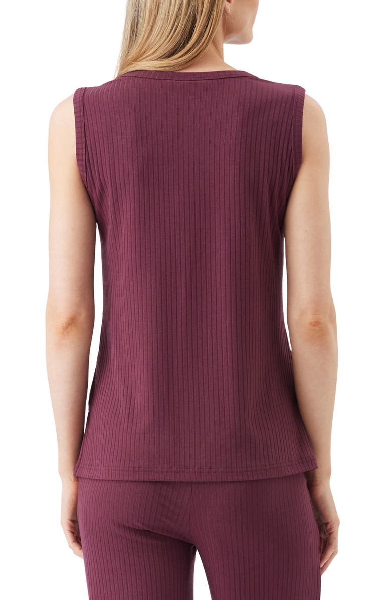 Ripe Maternity Peter Rib Nursing Tank, Alternate, color, Maroon