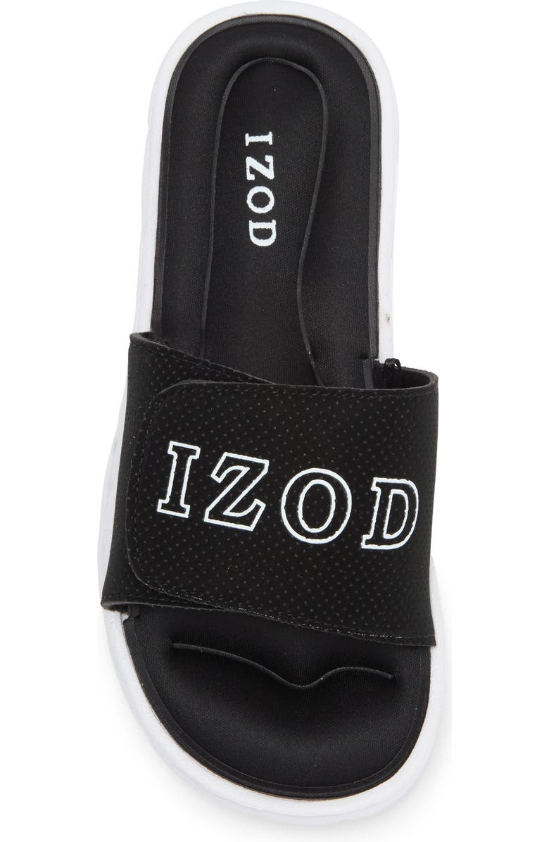 IZOD Adjustable Sport Slide Sandal, Alternate, color,