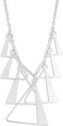 Karine Sultan Geometric Triangle Necklace