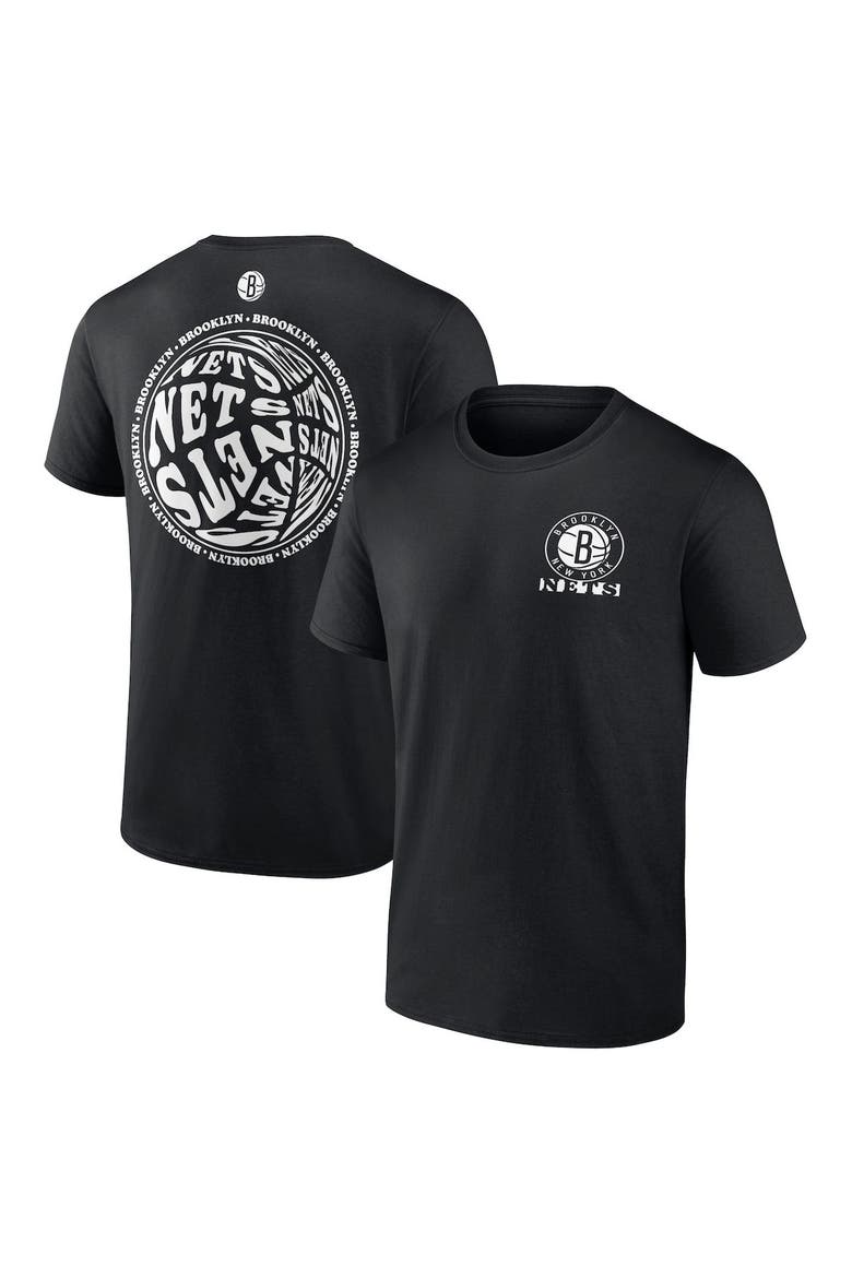 Men's Fanatics Branded Black Brooklyn Nets Basketball Street Collective T-Shirt, Main, color, Black