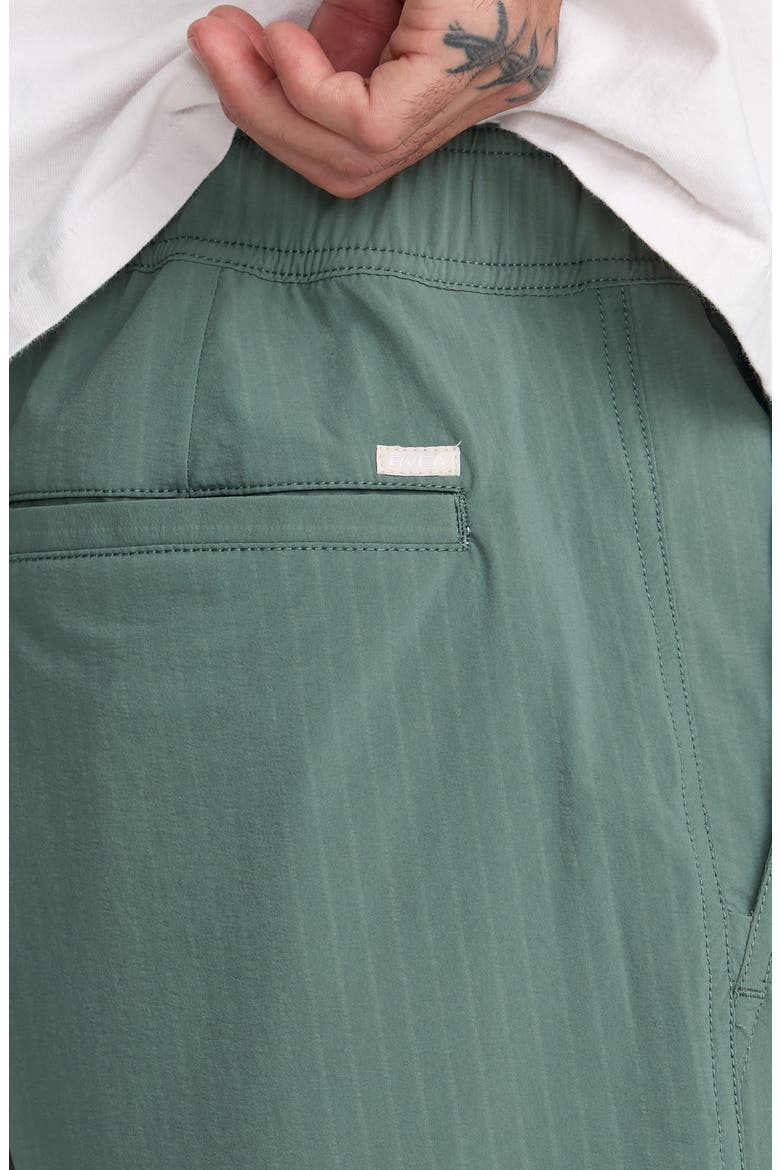 Vacancy Ghost Stripe Shorts, Alternate, color, JADE